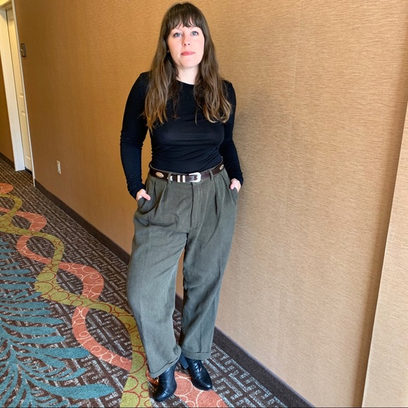 ralph lauren high waisted pants